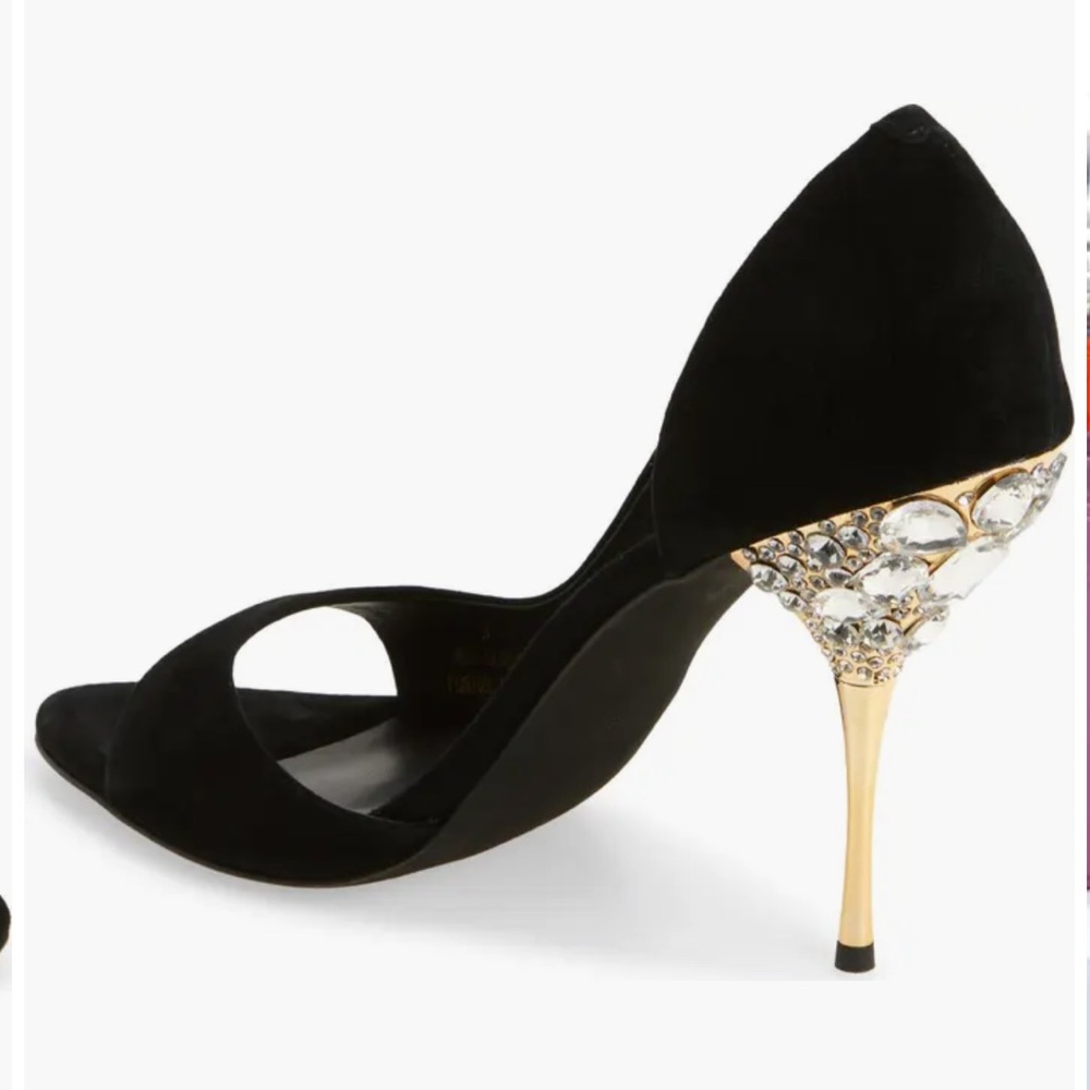 New Jeffrey Campbell Alluria Crystal Heel Sandal Size 7 - Picture 3 of 6